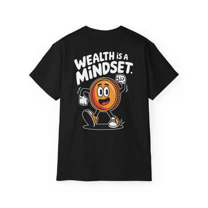 Wealth is a Mindset - Unisex Tee - BLACK